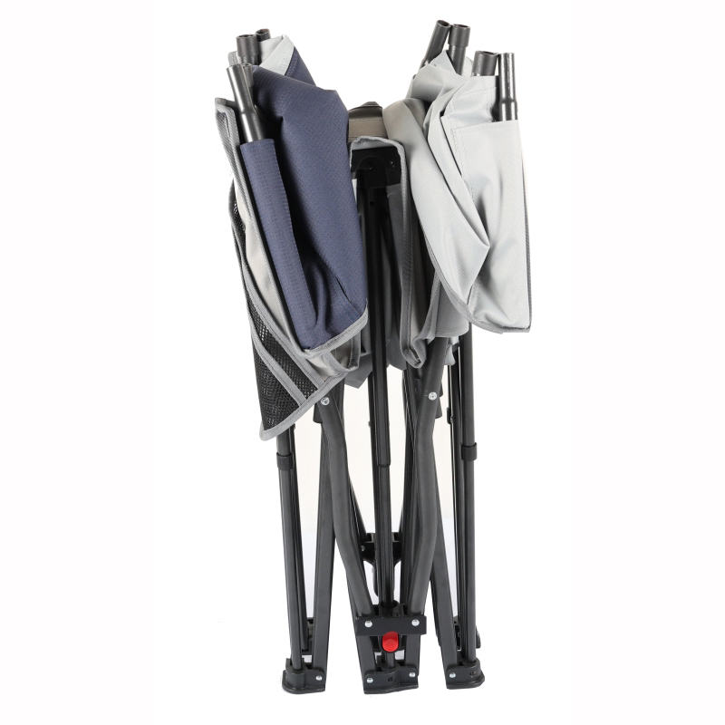 클래식 스틸 프레임 접이식 캠핑 침대 (휴대용 가방 포함) C120