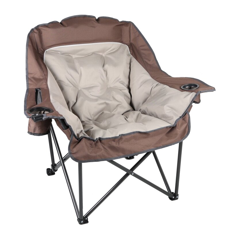 Oversized padded moon chair with dual cup holders (RC710PD)