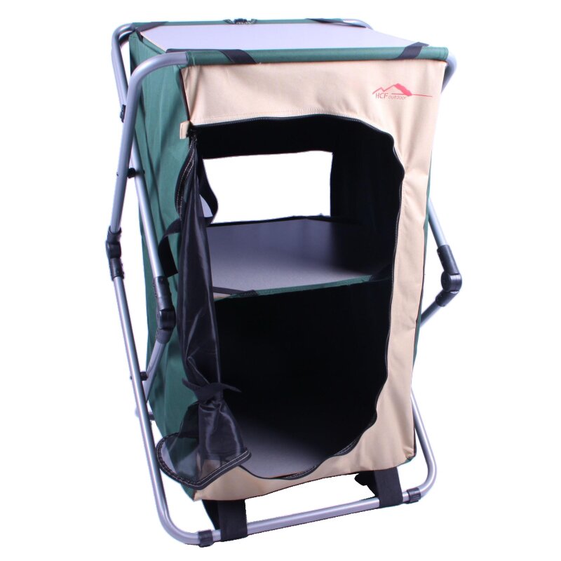 3-shelf quick-fold camp storage cupboard (GZ203)